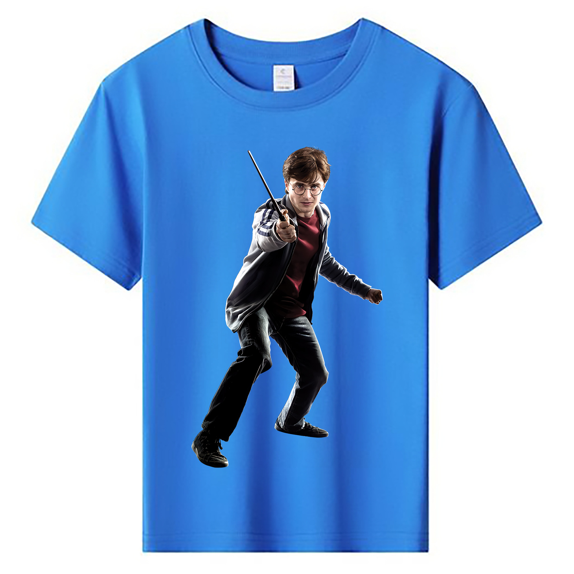 （画像用） Harry Potter ハリー・ポッターシリーズ 綿100％キッズTシャツ（フロントプリント）